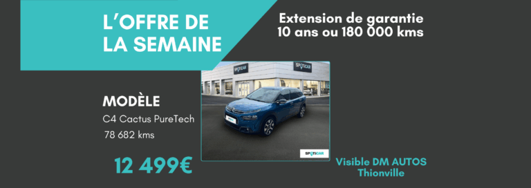 Concessionnaire DM AUTOS à Thionville, distributeur Citroën et véhicules d'occasion
