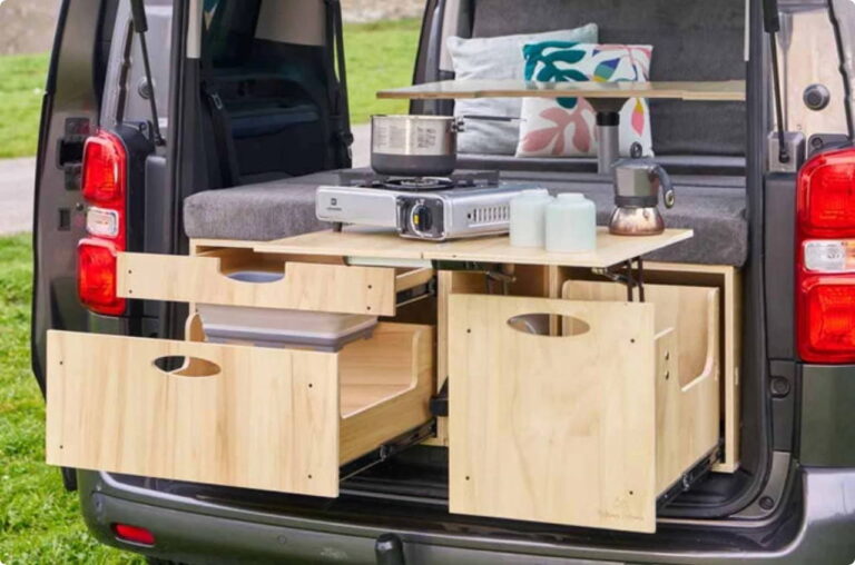 Kit d’aménagement complet pour Peugeot Expert L1 avec rangements optimisés