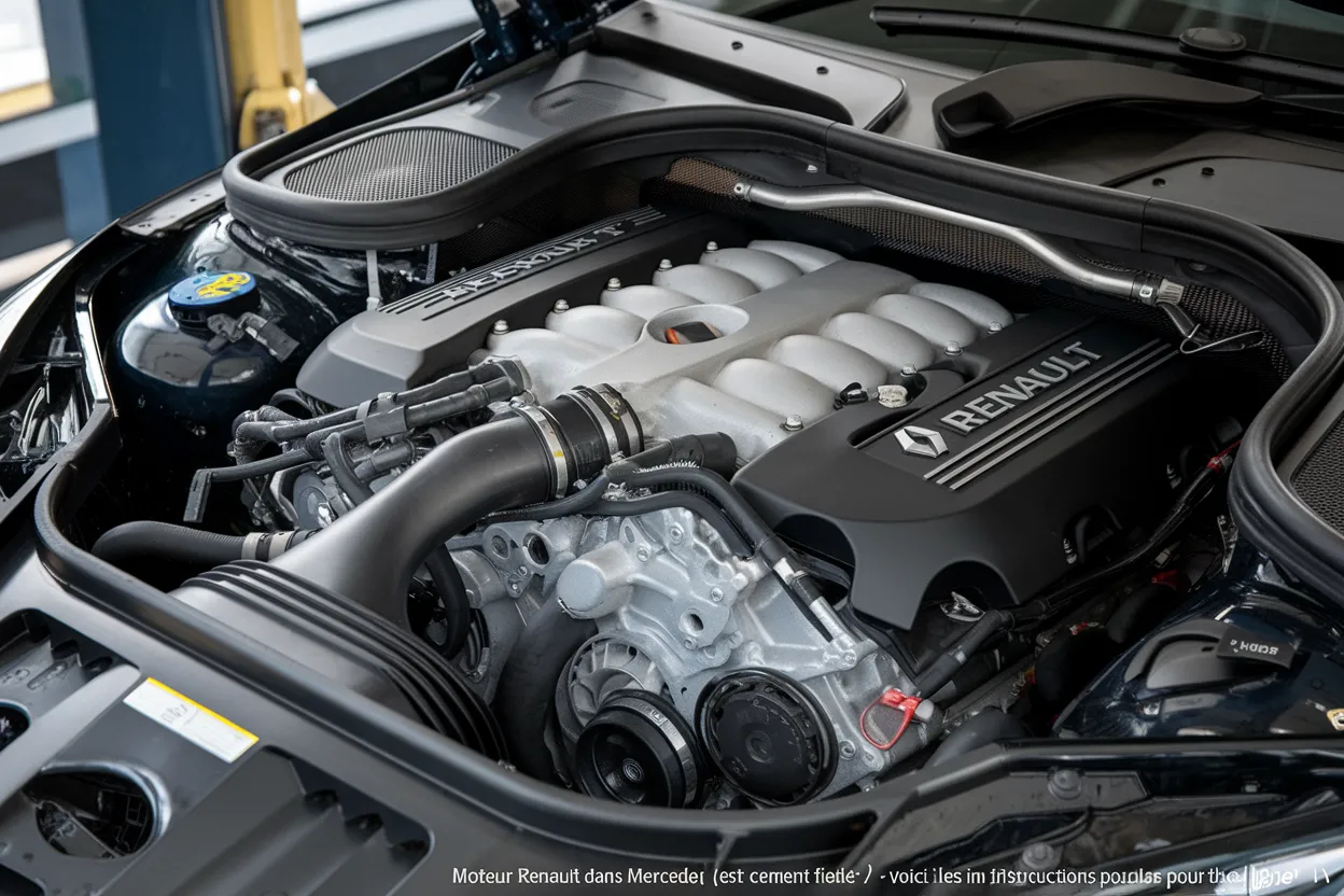 moteur Renault dans une Mercedes