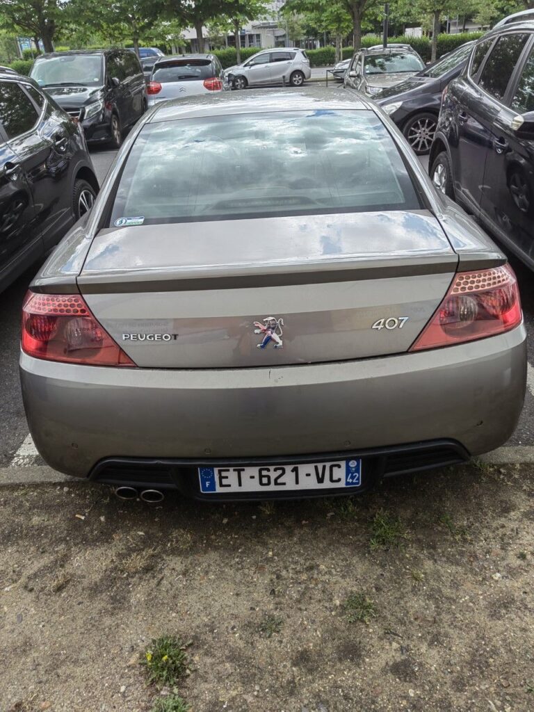Façade de la concession Peugeot Metin à Montévrain avec enseigne bien visible