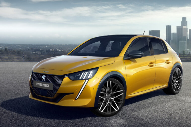 Peugeot 208 GT Line équipée de jantes MOMO Avenger sportives